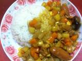 咖喱鸡肉盖饭