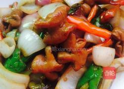 洋葱炒大肠的做法图解7
