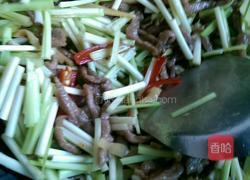 韭黄肉丝的做法图解6