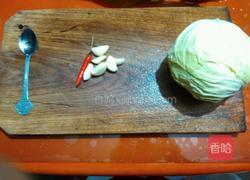 手撕包菜煲的做法图解2