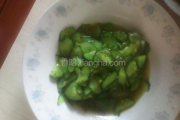 简单的清炒黄瓜