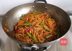 豆角焖面的做法图解14