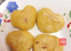 南瓜紫薯餅的做法圖解7