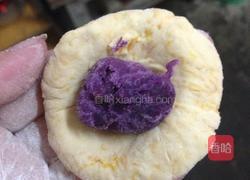 南瓜紫薯餅的做法圖解5