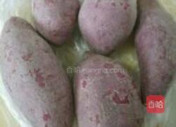 紫薯红豆沙饼的做法图解1