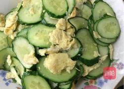 黄瓜炒蛋的做法图解6