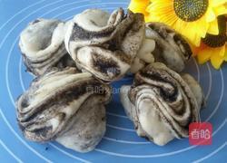 黑芝麻酱花卷的做法图解10