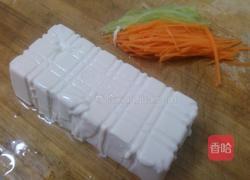 三丝豆腐汤的做法图解1