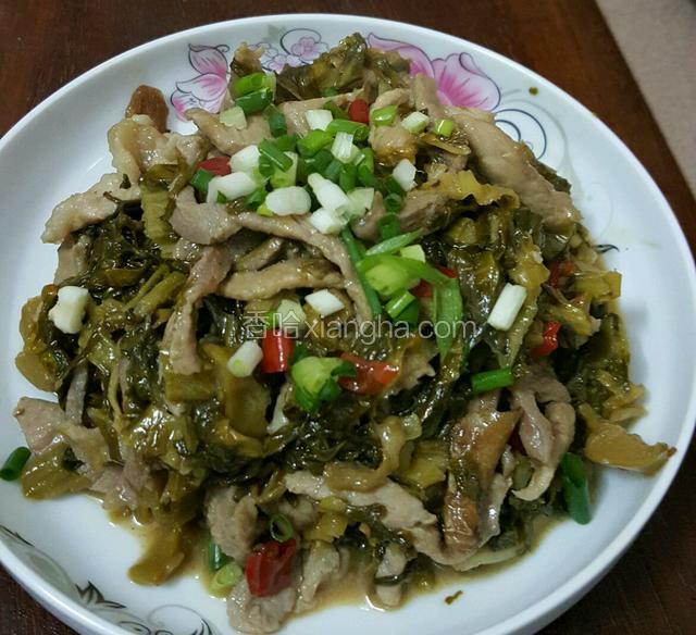 酸菜肉丝