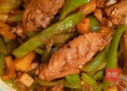 箥箩炒鸡肉青椒的做法图解8