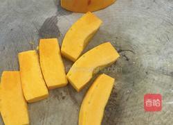 鲜百合蒸南瓜的做法图解3