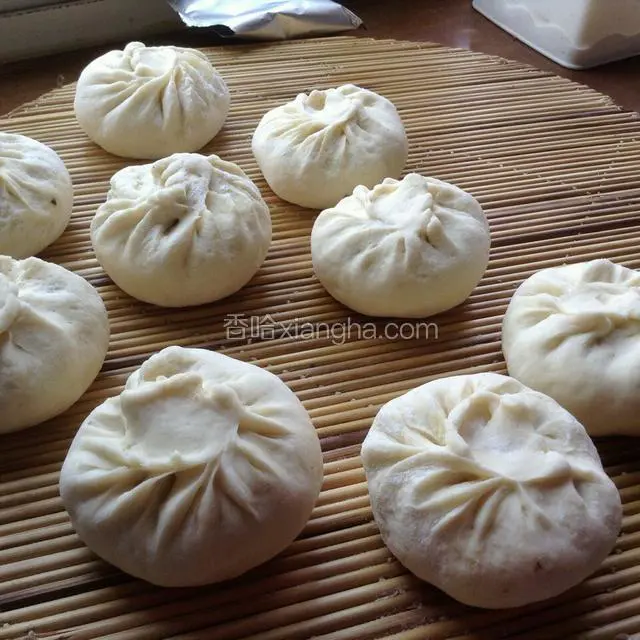 包好之后醒发十分钟