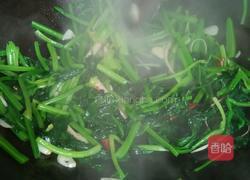 炒波菜的做法图解4