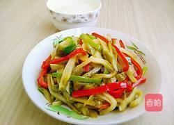 双椒榨菜丝的做法图解10