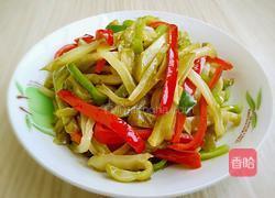 双椒榨菜丝的做法图解11