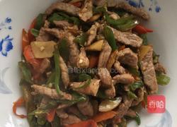辣椒炒肉丝的做法图解1