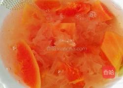 杞子木瓜雪耳糖水的做法图解8