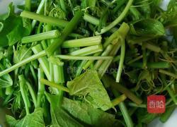 炒洋瓜尖的做法图解1