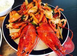 姜葱龙虾的做法图解8