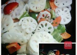 素炒藕片的做法图解5