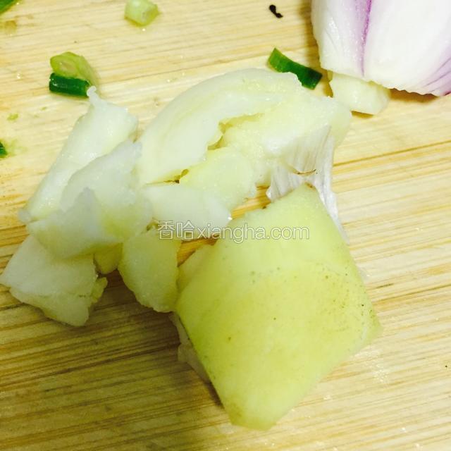 准备好姜蒜