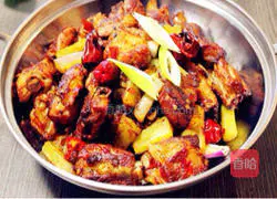 Illustration of how to make dry pot spareribs 8