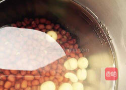 红豆薏米莲子糊的做法图解3
