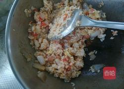 鸡蛋火腿炒饭的做法图解5