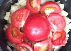 莲藕番茄饭的做法图解5