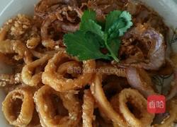 炸鱿鱼圈的做法图解5