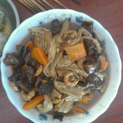 腐竹虾煲的做法[图]