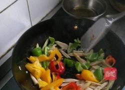 细笋彩椒烩肉的做法图解8