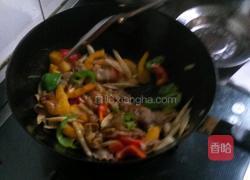 细笋彩椒烩肉的做法图解9
