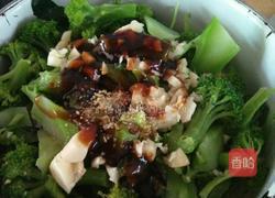 耗油蒜末西兰花的做法图解4