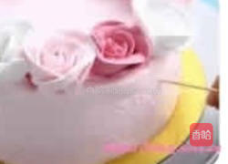 玫瑰奶油蛋糕的做法图解11