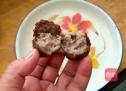 炸牛肉丸子的做法图解13