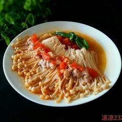 肉末茄汁金针菇的做法[图]