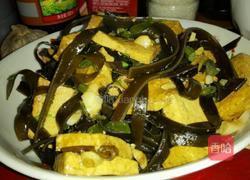 海带炒豆腐的做法图解6