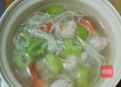 鲜虾丝瓜汤的做法图解6