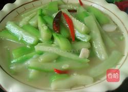 炝炒丝瓜的做法图解7