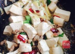 肉丝菜苔烧豆腐的做法图解7