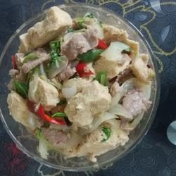牛肉炖冻豆腐的做法[图]