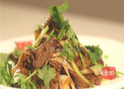 葱爆羊肉的做法图解5