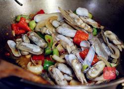 炒蛏子的做法图解8