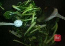 虾米炒青菜的做法图解4