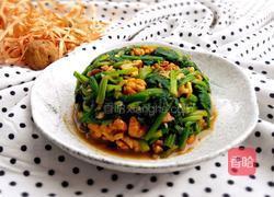 核桃仁拌菠菜的做法图解16