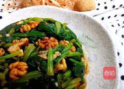 核桃仁拌菠菜的做法图解15