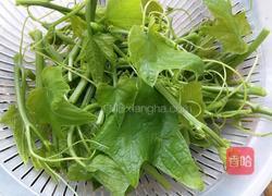 清炒佛手瓜苗的做法图解1