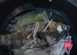 萝卜丝鲫鱼的做法图解5