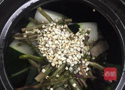 鲜石斛煲冬瓜薏米芡实汤的做法图解5